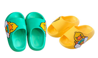 2305 NEW Summer Feet Feeling Little Yellow Duck Children's Slippers Indoor Anti slip Slippers 7108 