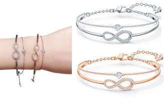2305 NEW Eternal Love Double Layer Bracelet Women's Crystal 8-line Bracelet 7131LA