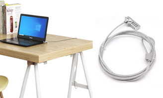 2305 NEW Laptop 4-digit password anti-theft lock 1.2M 7140LA