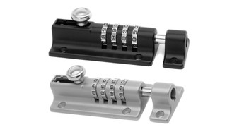 2305 NEW Password plug lock frosted with screws and nail free adhesive 7171