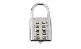 2305 NEW 10 key numeric keypad password lock anti-theft padlock 7172LA