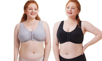 2306 NEW Postoperative Sleep Bra with Front Button Bra  7309LA