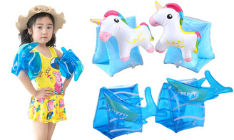 2306 NEW Children's thickened inflatable Swim ring arm circle 7408LA