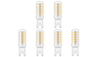 2306 NEW 6PC-G9 Bead Pin No Strobe LED Corn Bulb 7424