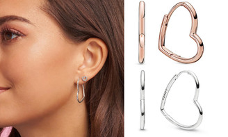 2306 NEW LOVED letter earrings are simple, playful, and caring  7432LA