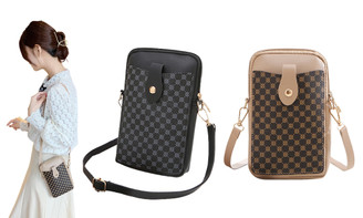 2307 NEW Women's printed dot mobile phone bag single shoulder crossbody bag 7809LA