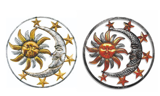 2308 NEW Iron Art Indoor and Outdoor Sun Moon Home Decoration 7819LA