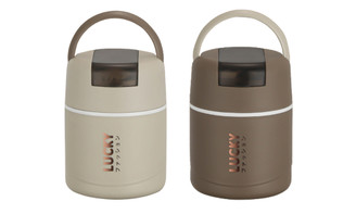 2308 NEW 304 stainless steel portable insulated soup cup with lid spoon breakfast cup 7851LA