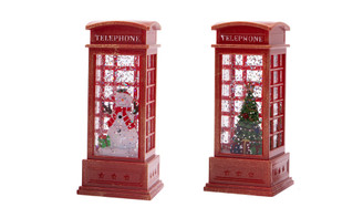 2308 NEW LED decorative Christmas snow lamp tabletop decoration 7854