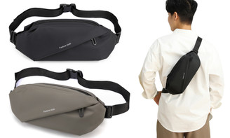 2308 NEW Men's casual waist bag, chest bag, shoulder bag 7914LA