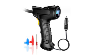 2308 NEW Car mounted handheld wireless inflator pump, intelligent digital display, outdoor emergency lighting inflator pump 7920