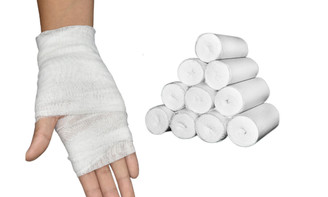 2308 NEW 10PC-6M disposable wound gauze bandage roll for household use 7928