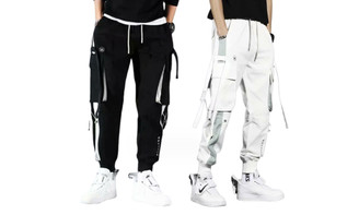 2308 NEW Spring and Autumn Multi Pocket Leggings and Workwear Pants 7984LA