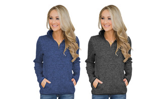 2309 NEW Autumn and Winter Pullover Women's Solid Color Versatile Long Sleeve Standing Neck Zipper Sweater Top 8110 la