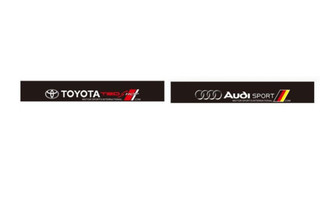 2309 NEW Single car front bumper sticker, windshield sunshade decorative sticker 8144 LA