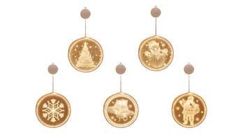2310NEW-Christmas ambiance decorated lights hanging with suction cups 6927