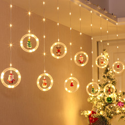 2310NEW-Christmas LED decorative lights Round curtain lights6929