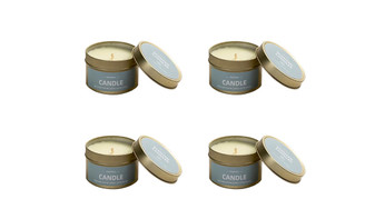 2311 NEW 4PC Fragrance Candle DIY Tin Can with Hand Gift Fragrance Decoration  8278