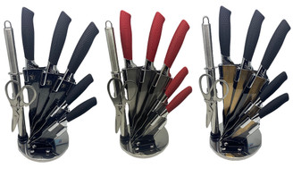 Lovii Lite 8-Piece Knife Set With Stand