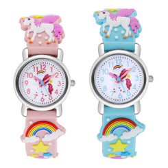 NEW-2402Children's watches Cute unicorn pattern6945-LA