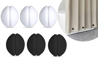 2403 3pairs shower curtain strong magnetic silicone load-bearing block 8382