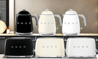 Smeg Mini Kettle and Two-Slice Toaster Bundle