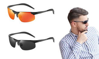 NEW Men Sports Metal  Sunglasses  8512