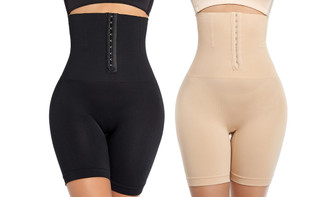 2406 NEW Women's high waisted tight pants with waist cinching and belly lifting, tight pants with adjustable buttons, seamless flat angle oversized shapewear pants 8484LA