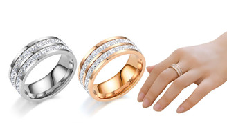 2406 NEW Light and luxurious design, starry couple diamond ring, female zircon ring 8486LA