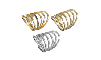 New2406-French retro style multi-layered hollow ring6993