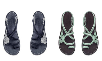2406 NEW Women beach sandals thong knot flat slippers 8602