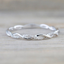 2406New-Zirconia Twisted Rope Ring8710