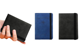 2406 NEW PU leather passport bag, RFID multifunctional passport holder, ID case, passport case 8810LA