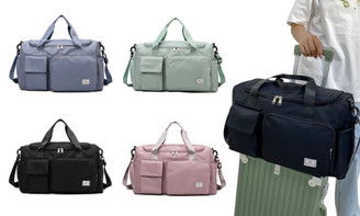 NEW  2406  Short Trip Bag Large Capacity Hand Luggage Bag Fitness Bag Dry And Wet Separation 8524