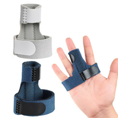 2407 NEW 2PC Finger fixing strap, adjustable aluminum plate support, toe fixing protective cover, aluminum alloy single finger support strap protector8822LA