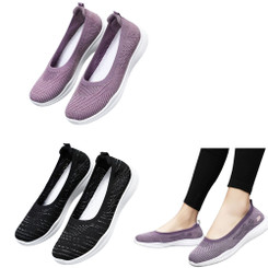 2408 New Mid aged and elderly non slip soft soled women's shoes with a flat bottom for mothers 8931