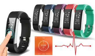 VeryFit Plus Pro Bluetooth Fitness Bracelet with Heart Rate Monitor - 5 Colours