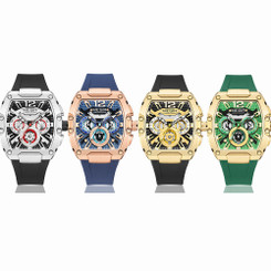 2410NEW-MEGIR Fashion Sports Waterproof Lemo Watch 8771
