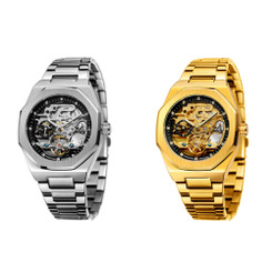 2410 New Men's fully automatic luminous steel strip mechanical watch 8946