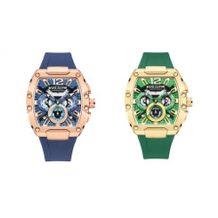 2410 New  Men's Fashion Sports Waterproof Night Light Watch 8952