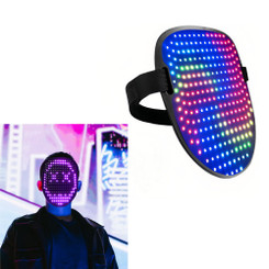 2411 New Halloween sensing gesture LED luminous mask 8975