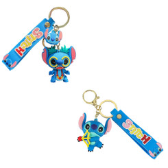 2411 New 2PC Stitch series keychain figurine bag pendant 8997