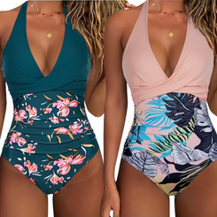 NEW  2503  Colorful one-piece sexy swimsuit  9055