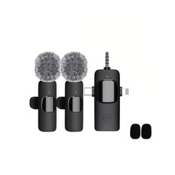 NEW  2503  K15 Wireless Lavalier Microphone for iPhone - iPad  Android Phone Mini Lapel Mic  9076