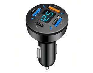 NEW  2504 4USB PD one to four car charger 9507