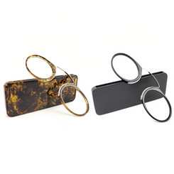 NEW  2505  Ultra Thin and Compact Reading Glasses Readers with Case 9627