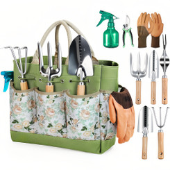 NEW  2505  Gardening Tool Set 9-Piece Flower Shovel Weeding Tool Kit  9432
