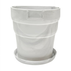 NEW 2507 Environmentally friendly silicone anti drop tray folding flower pot 9343