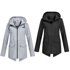 NEW 2508 Zipper hooded outdoor windproof and waterproof jacket 9554