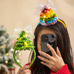 NEW  2509  Christmas Tree Headband Christmas Headdress Luminous   9456